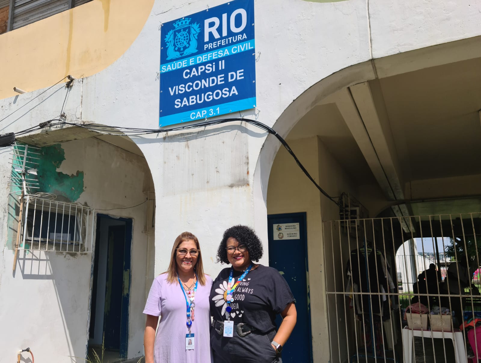 Márcia é diretora da unidade e Andressa é coordenadora técnica (foto: Jacqueline Cardiano)