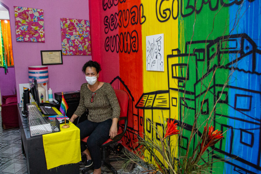 A maré possui o primeiro Centro de Promoção de Cidadania LGBT dentro de uma favela Foto: Vilma Ribeiro/ Voz das Comunidades