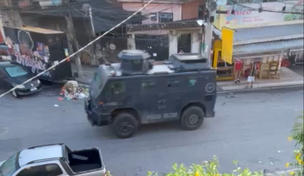Segundo dia de operação no Complexo da Penha. Foto? Reprodução/Internet
