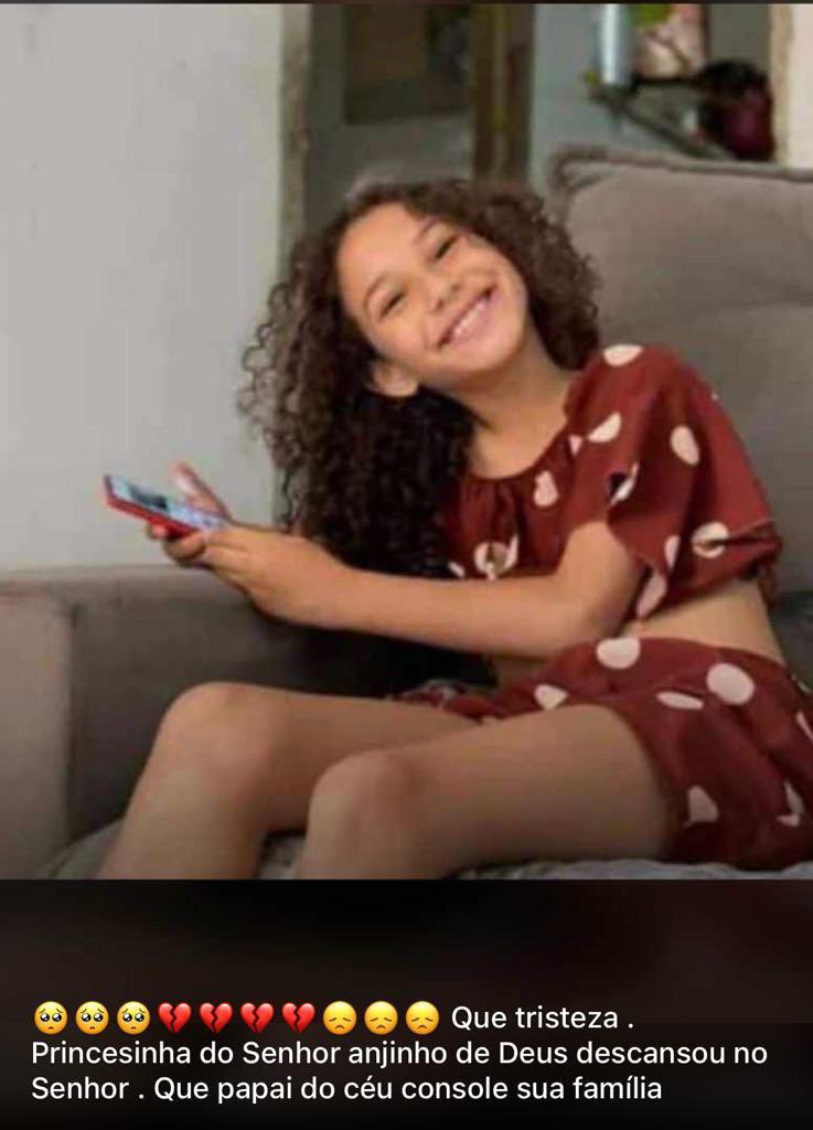 Nas redes sociais conhecidos lamentaram a morte da criança. Foto: Reprodução