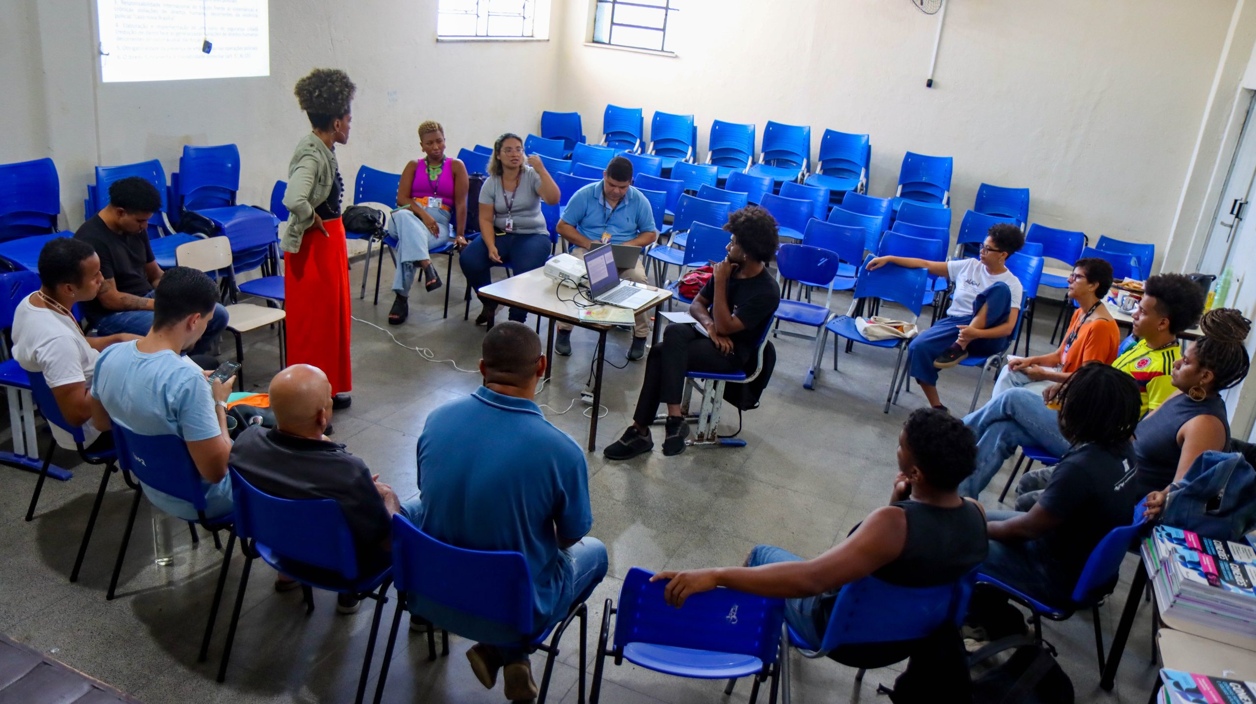 Reunião do Fórum Basta de violência debateu a segurança pública. Foto: Vilma Ribeiro / Vos das Comunidades