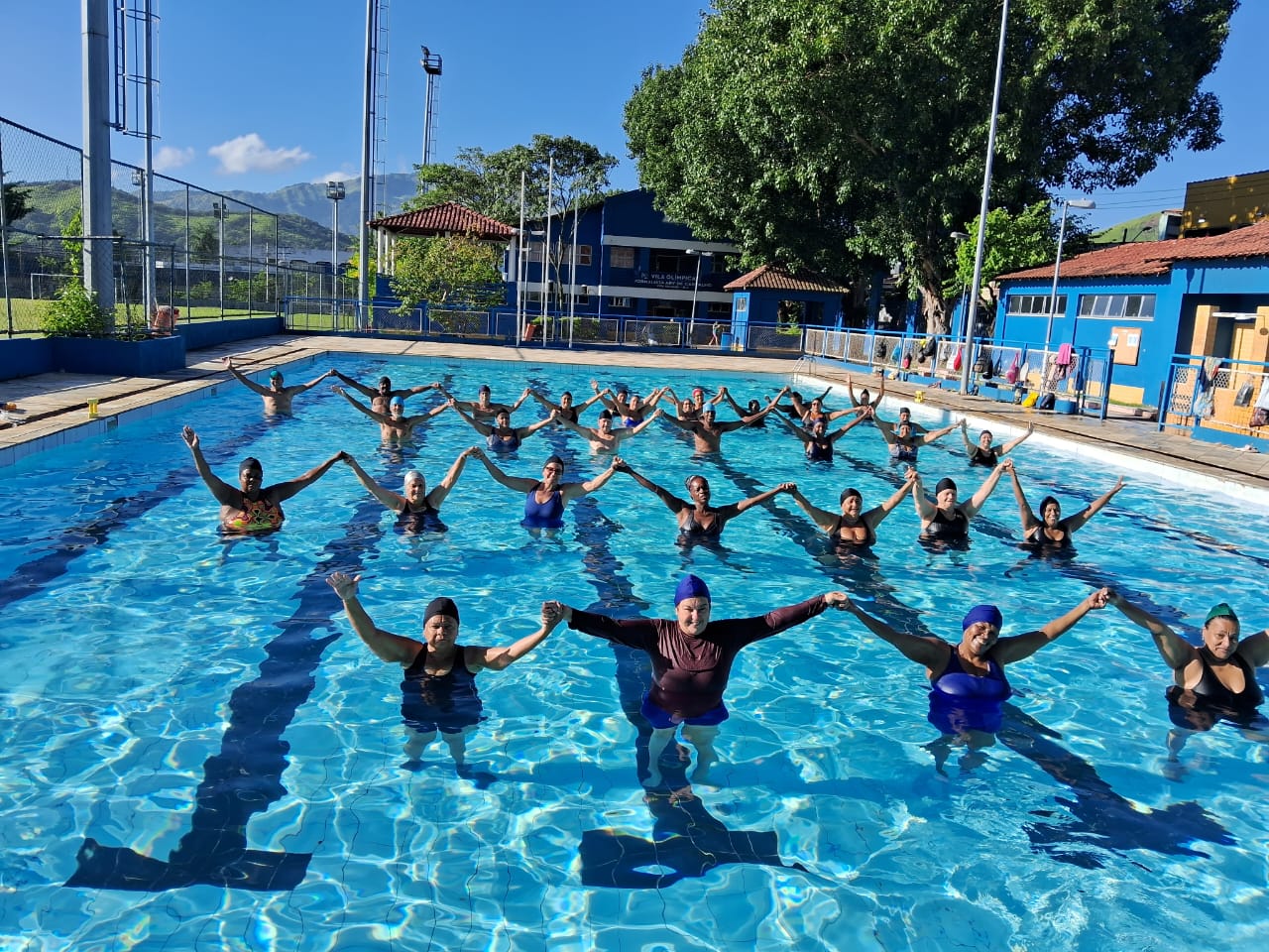 Atividade na Vila Olímpica da Vila Kennedy. (Foto: Divulgação)