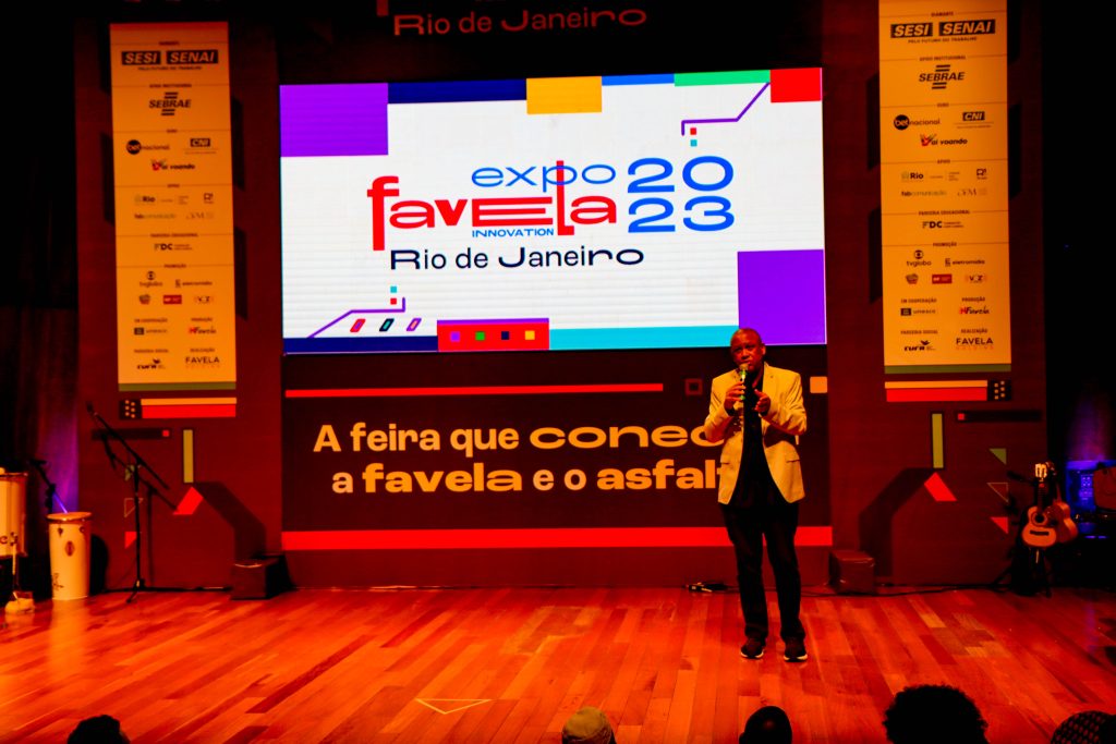 Celso Athayde, idealizador do evento e CEO da Favela Holding. (Foto: Vilma Ribeiro / Voz das Comunidades)