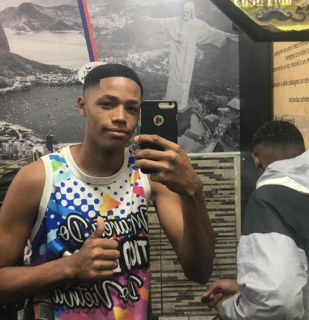 Gabriel estava ajudando no combate ao incêndio. (Foto: Reprodução)